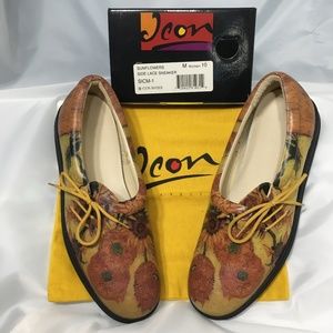 ICON "Sunflowers" Side Lace Sneakers